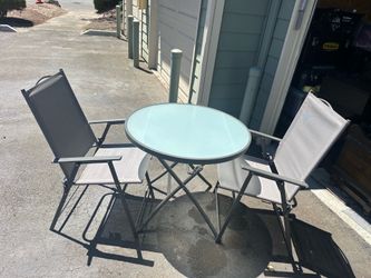 Patio table and chairs