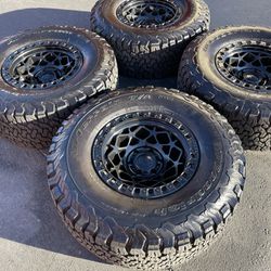 Fuel Unit 17” Wheels With 35” BFGoodrich K02 All-Terrain Tires Rims Rines 