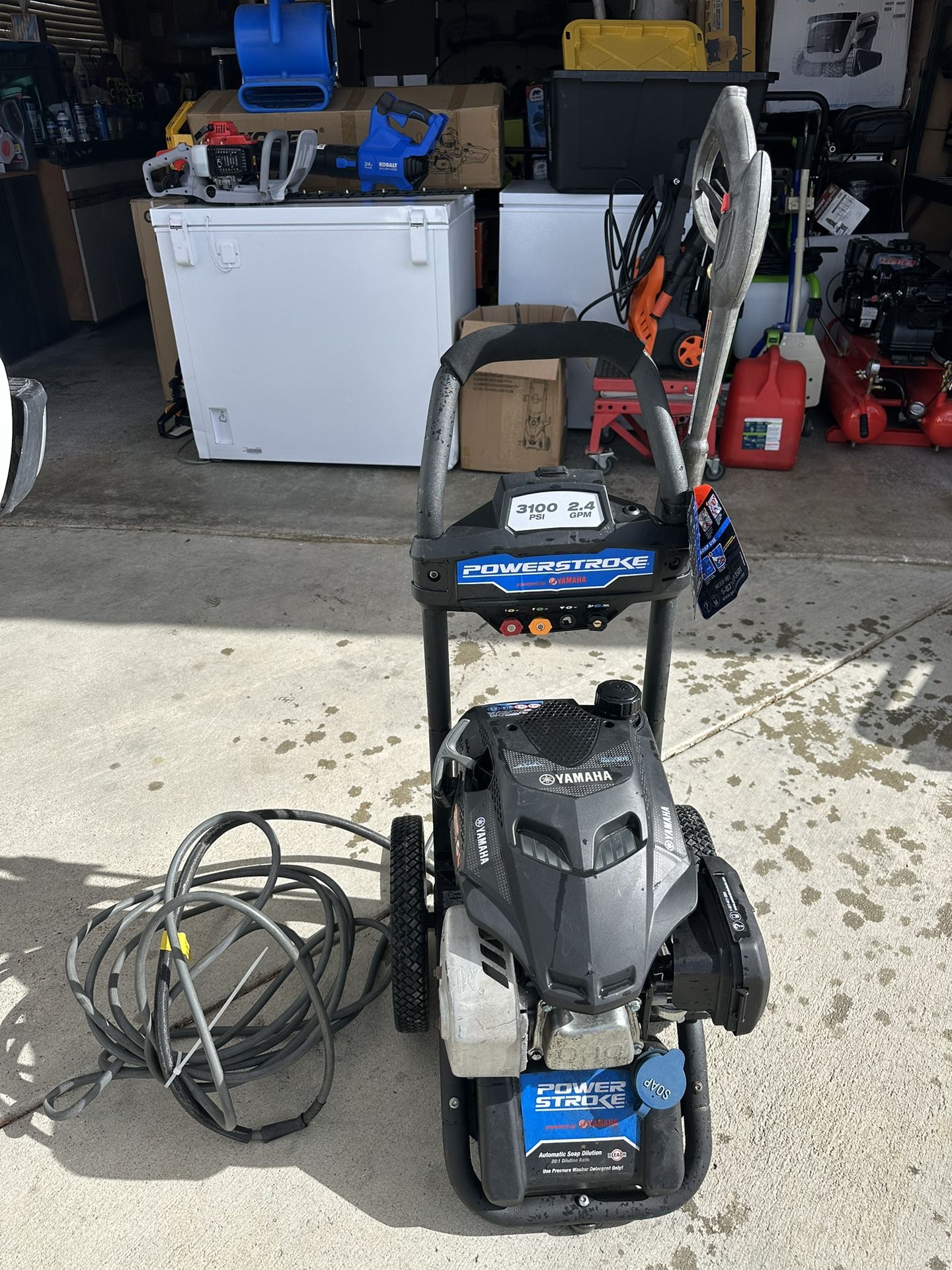 Slightly Used Yamaha 3100psi Gas Pressure Washer