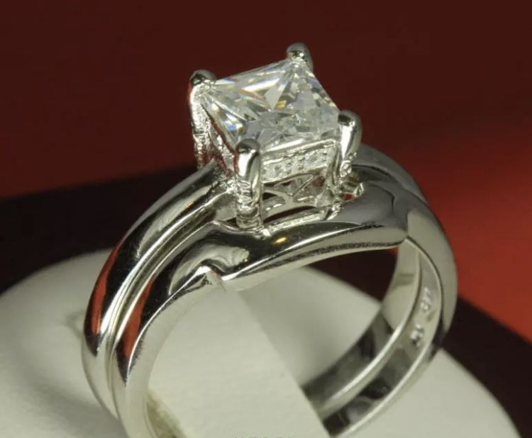 Sterling Silver wedding set