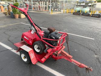 Barreto 1320 Hydraulic Tiller Walk Behind WITH TRAILER