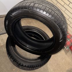 Set Of 2 SUMITOMO HTR A/SPO3 225/55R18 98V. No Patches Or Plugs. 