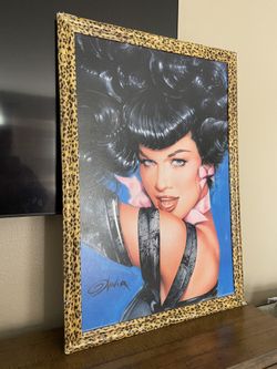 Betty Page Canvas Poster