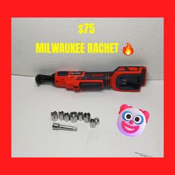 Milwaukee RACHET tools impact batteries charger