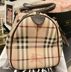 Burberry Haymarket handbag small Chester Bowler