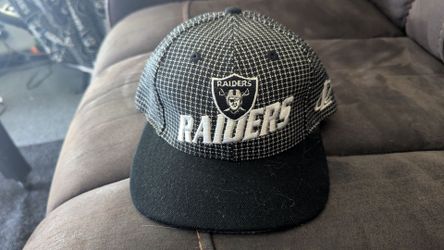 Raiders - 1990's Plaid Velcro Back Hat