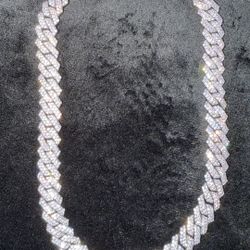 14MM MONACO CHAIN - WHITE GOLD