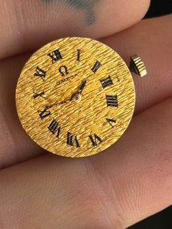 Omega Watch Dial and Movement