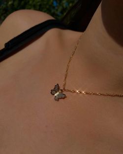 Gold Butterfly Necklace