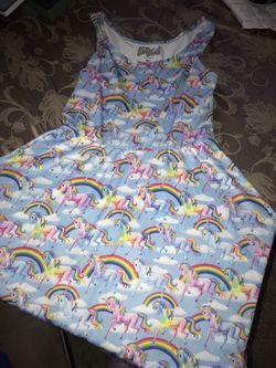 Lisa frank stretch skater dress from hot topic