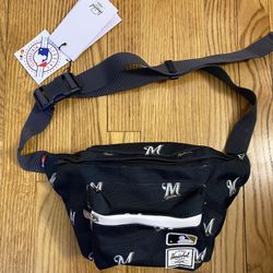 Herschel Supply Co Milwaukee Brewers Hopsack Waistbag NAVY MLB New!!!
