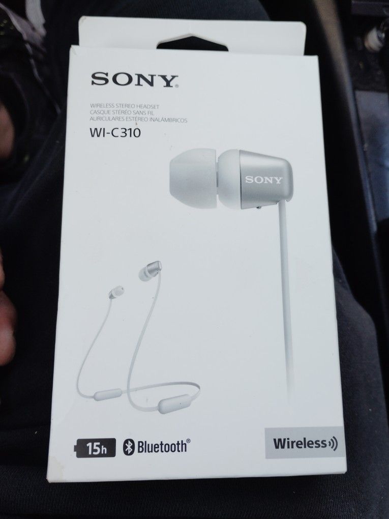 Sony WI-C310 In Ear Wireless Headphones - White Fast Shipping!