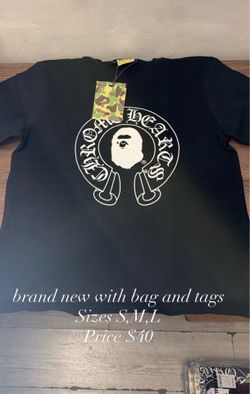 bape tees brand new with bag and tags