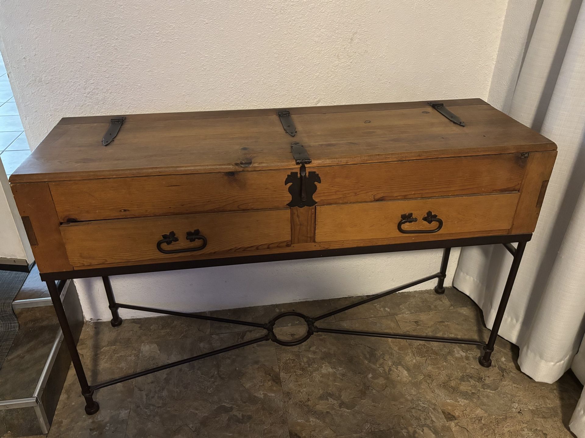 Rustic Long Console Table