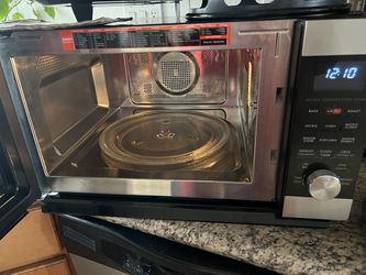 Check out this all in one air-fryer, microwave, and convection oven from  Galanz 