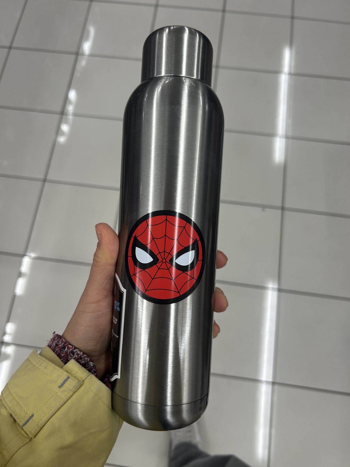 NEW limited edition marvel Spider-Man Stainless Steel Water Bottle 651ml