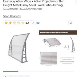 Patio Awning 