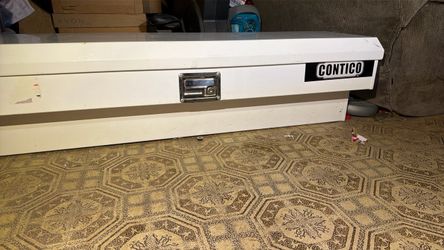 Contico White Truck Bed Tool Box