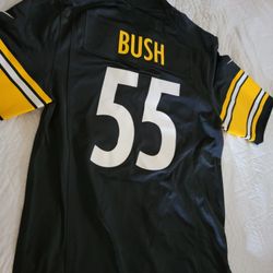 Steelers Jersey, Medium,bush 55