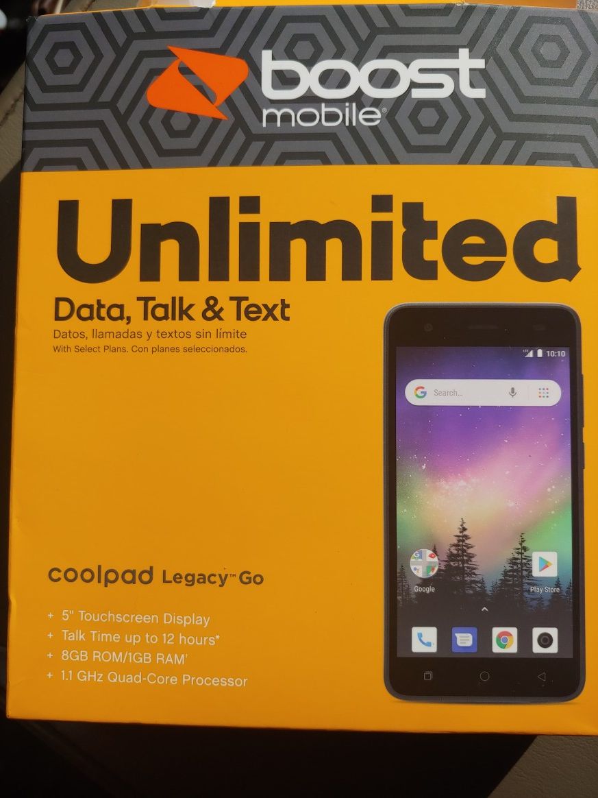 Boost mobile coolpad legacy go