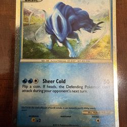 Pokemon Suicune HGSS21 Black Star Promo 2010 Cosmo Holo LP/NM 🧊