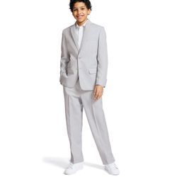 Big Boys Pindot 2 Piece Suit Set Size 12
