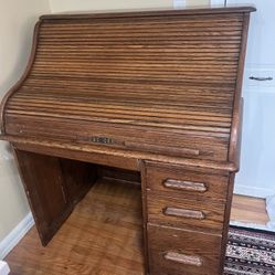 Antique Roll Top Desk