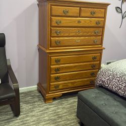 Beautiful All Wood Bedroom Set