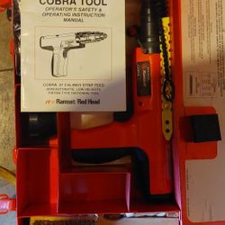 Ramset Cobra Powder Fastening System (Plus Drive Pins, Strip Loads)