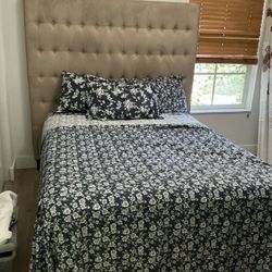 Full-Size Frame Mattress, Boxspring, And Headboard