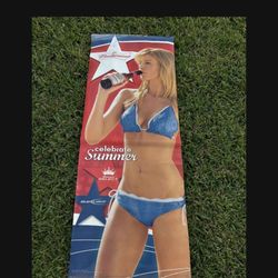 Budweiser  Double Sided Canvas Hanging Wall Art   