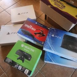 Lot of 6 Video Games Boxes PS4 Xbox 