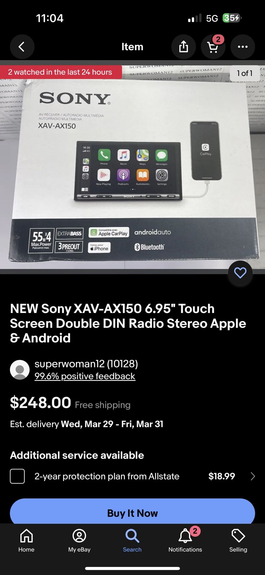 Sony double Din