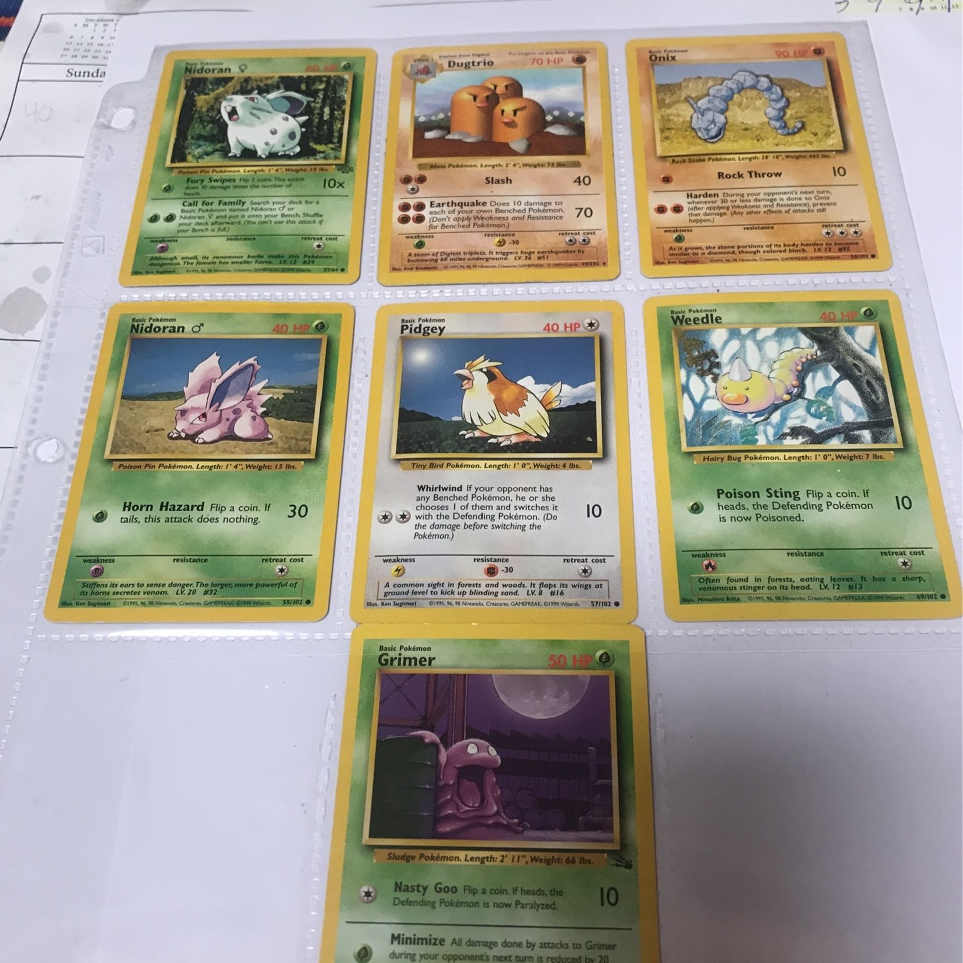 1995 Pokémon Trading Card ( 7)