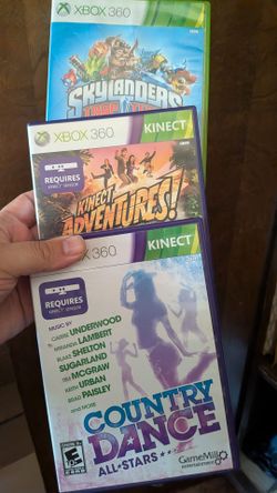 Xbox 360 kinect skylanders lot