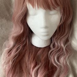 “Pinky” 24” Full Wig