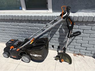 WG737 lawn mower and trimmer
