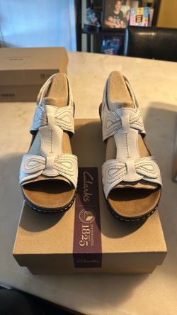 Clark  Sandals white 12 w
