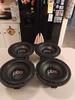 4 10inch POWER BASS SUBS