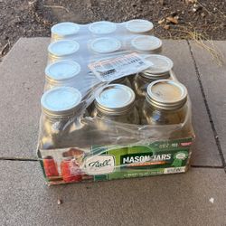 12 Mason Jars