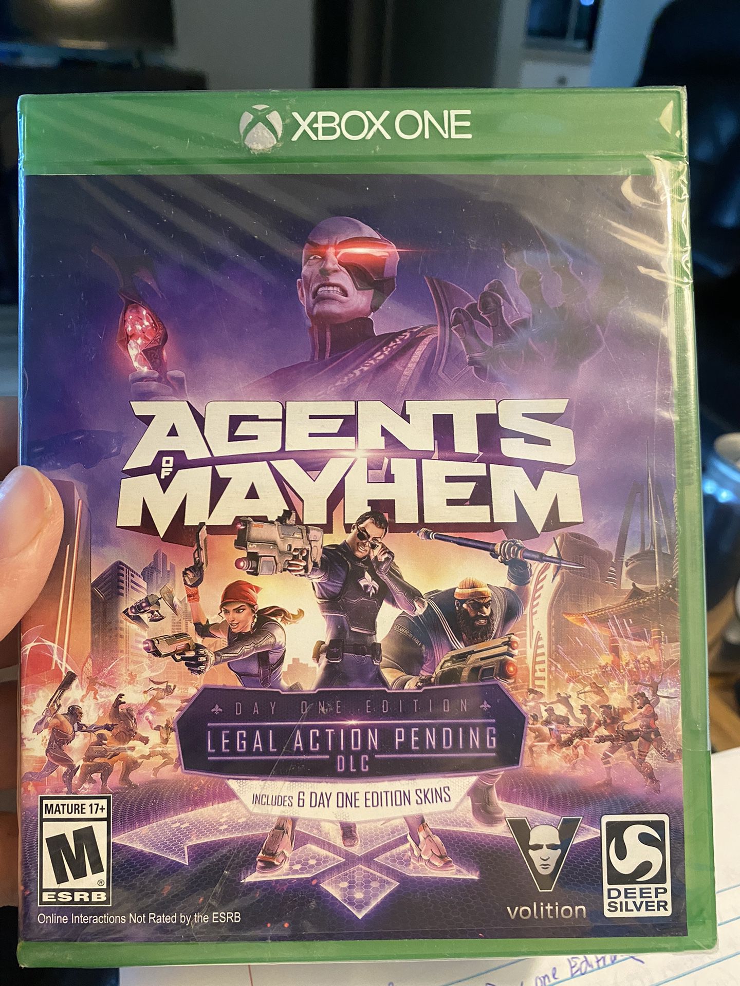 Agents Of Mayhem Day One Edition Xbox One Brand New Sealed 