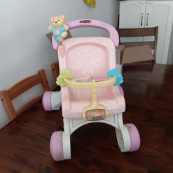Baby Push Behind Stroller