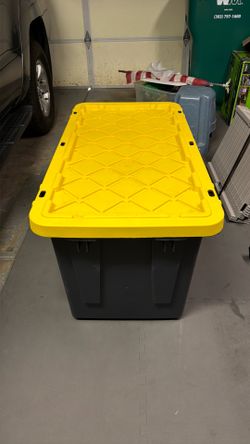 70 gal tote with wheels - HDX