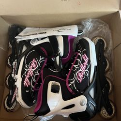 Girls Adjustable Roller Skates 