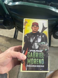 Trade Gabriel Moreno Star Wars Manalorian Bobblehead for Mother’s Day Jersey DBacks Diamondbacks