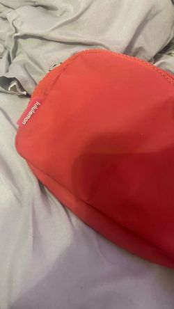 Lululemon Coral Zip Pouch Bag