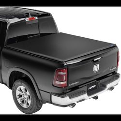 Lund Genesis Elite Tri-Fold Soft Folding Truck Bed Tonneau Cover for 09-18 Dodge RAM