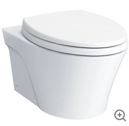 TOTO
AP Wall Mounted Elongated Chair Height Toilet Bowl Only with Washlet+ and CeFiONtect - Less Seat