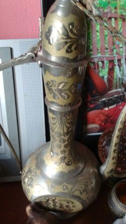Brass Indian tea pot
