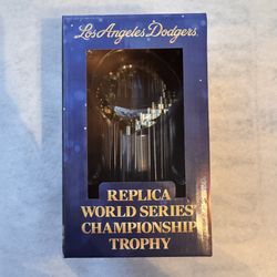 Dodgers World Series Replica Trophy Stadium Giveaway 